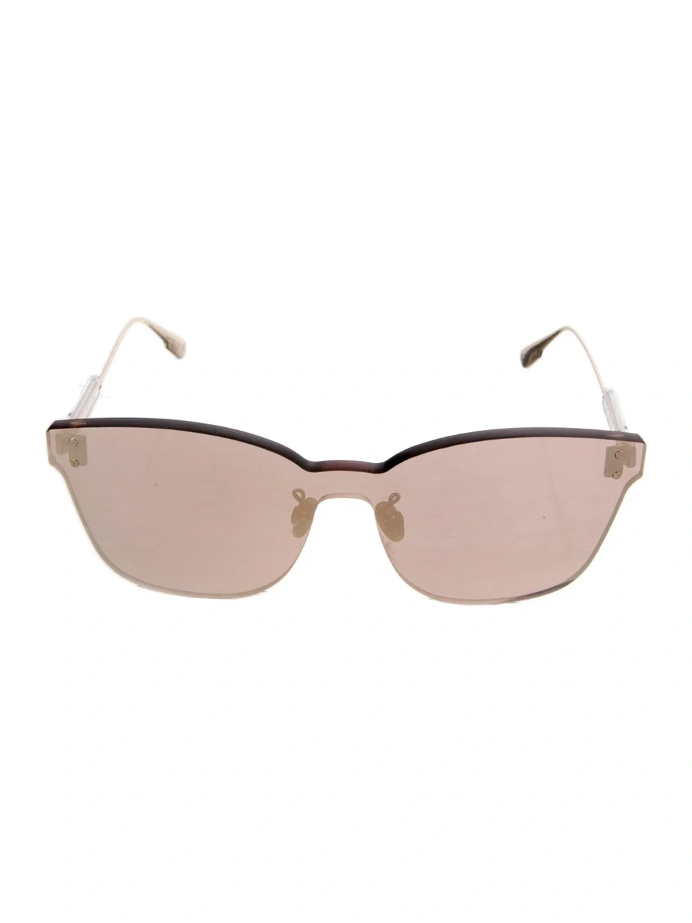 Christian Dior Rimless Pink Lens Women's Sunglasses